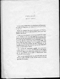 DIVERS 06 GEOGRAPHIE CM 1955 LA PREFACE
